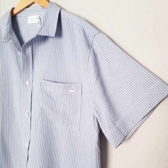 Cozy Earth Men's XXL Coastal Comfort Short Sleeve Button Down Shirt Linen $150 - Picture 12 of 15